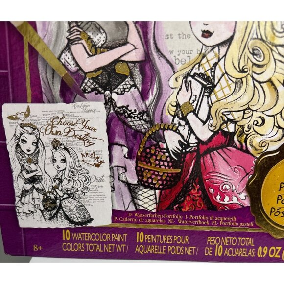 Ever After High Watercolor Portfolio With Paints & Posters - Picture 3 of 8